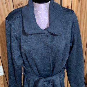 Market & Spruce Kimber Rib Knit Fleece Jacket